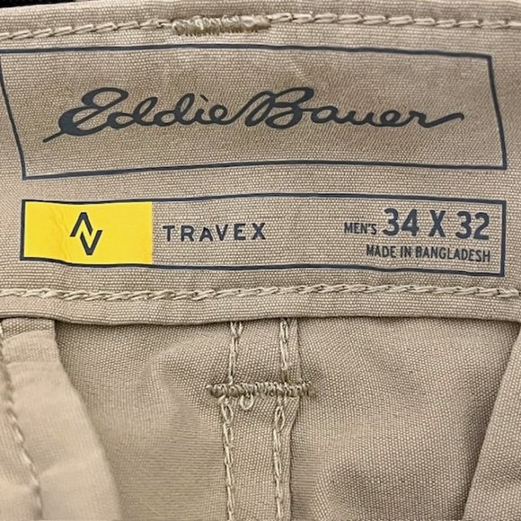 Eddie Bauer Horizon Guide Chino Pants - Khaki - 34 x 32 - Picture 9 of 10